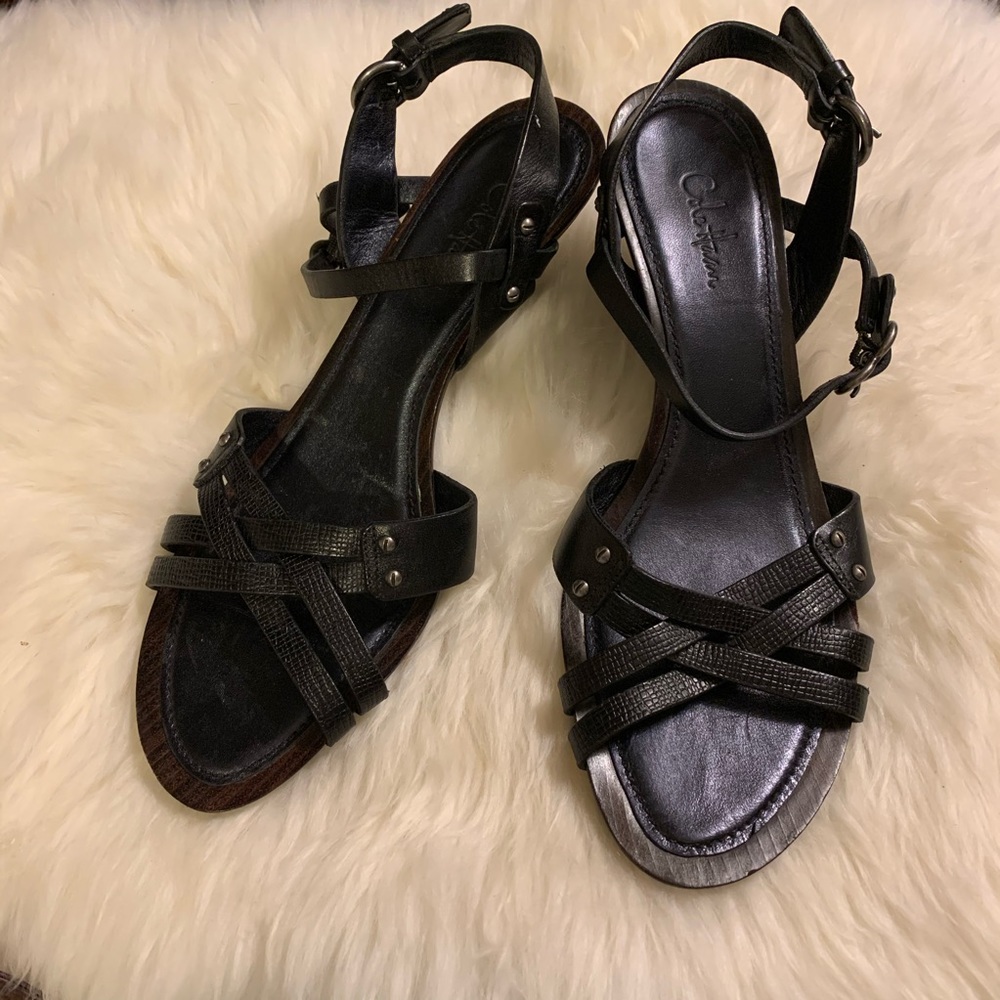 Cole Haan Leather Heels Sandals